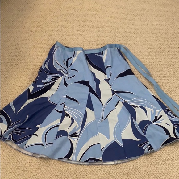 Jaloux Zalu Dresses & Skirts - Jaloux/Zulu/ Blue Flower Skirt